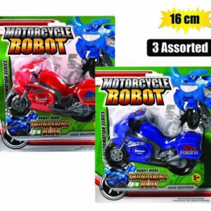 Vehicle bike transform robot 16cm
