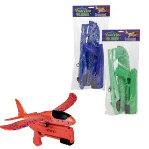 Playset plane foam glider w/gun 36cm