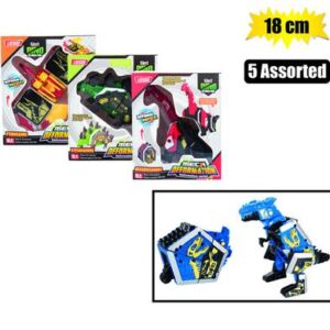 Boys playset dino 2in1 transform 18cm