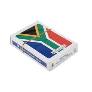 Playing cards south african flag