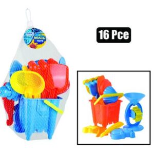 Beach-set pl 16pce bucket