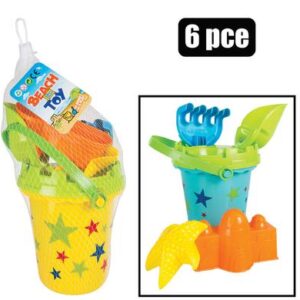 Beach-set pl 6pc in bucket