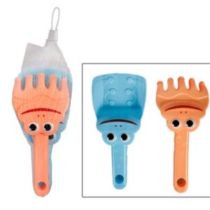 Beach-set spade & rake big eyes