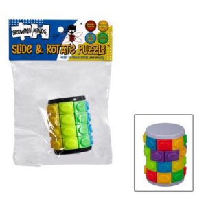 Novelty cube rotate & slide bright