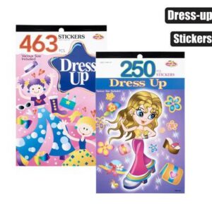 Sticker book dress-up