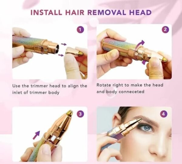 💖 2-in-1 Electric Eyebrow Trimmer