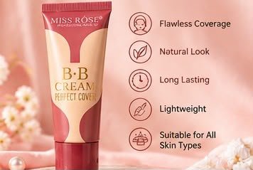 💖 Miss Rose BB Cream – Perfect Cover